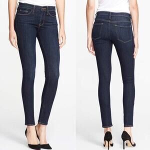 Frame Le High Skinny Jeanne Cropped Ankle Jeans size 27 Queens Way
